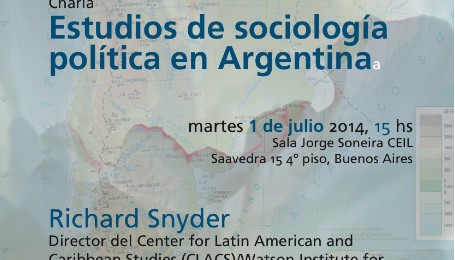 Charla Estudios de sociología política en Argentina