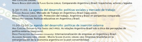 [Taller] Políticas y trayectorias de desarrollo. Brasil y Argentina en perspectiva comparada
