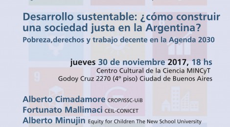 [Taller] Desarrollo sustentable: ¿cómo construir una sociedad justa en la Argentina?