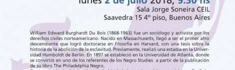 [Conferencia] Du Bois y la Teoría Social: la Modernidad Racializada / José Itzigsohn