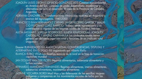 [Publicaciones] Revista Latinoamericana de Estudios Rurales N°7