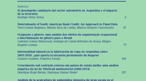 [Artículo] Informalidad laboral en la fabricación de ropa en Argentina entre 2003-2018 / Gustavo Ludmer y Federico Favata