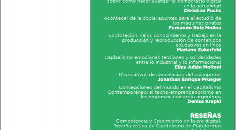[Artículo] Concepciones del mundo en el Capitalismo Contemporáneo: el tecno-emprendedorismo en las empresas unicornio argentinas / Denise Krepki