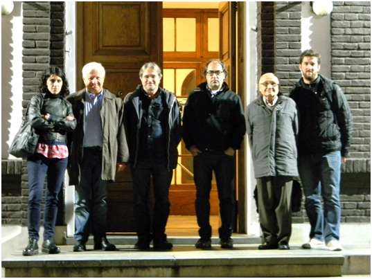 Parte del equipo. Visita al Archivo Nacional de la Memoria en Buenos Aires (2014)